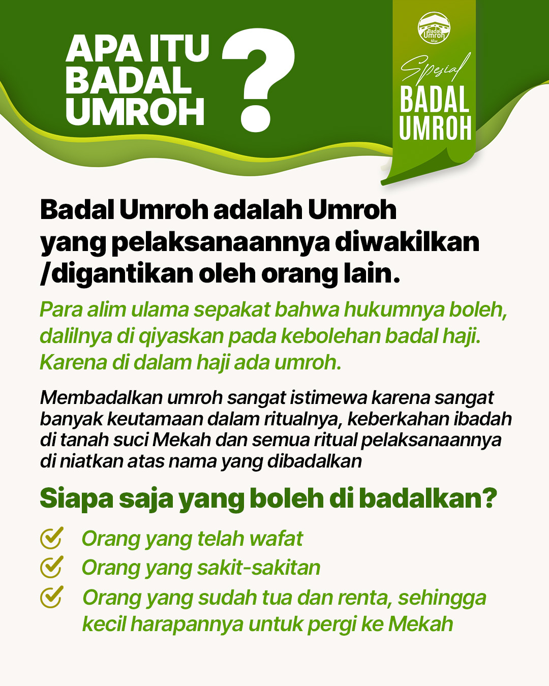 SHARE 01_Apa itu badal umroh